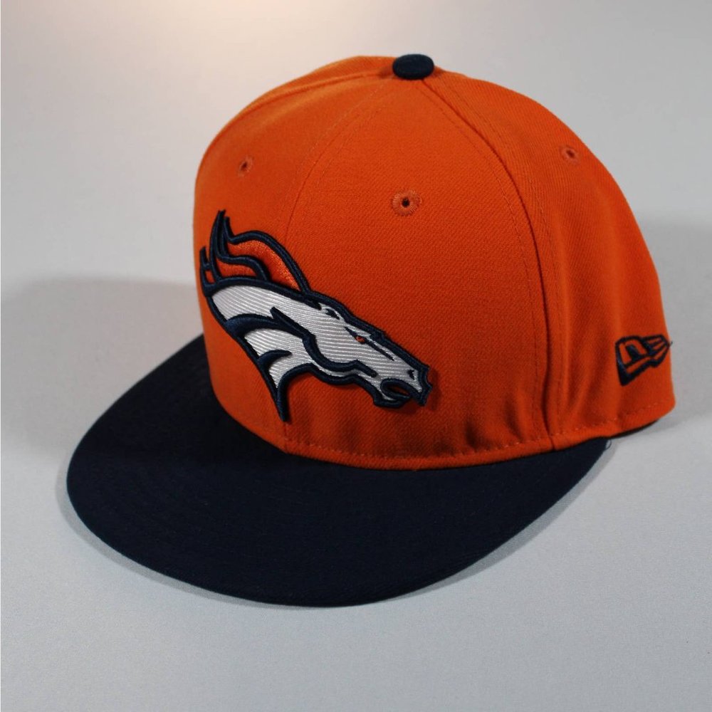 Broncos New Era Fitted Cap Size 7 3/8 - Picture 2 of 3